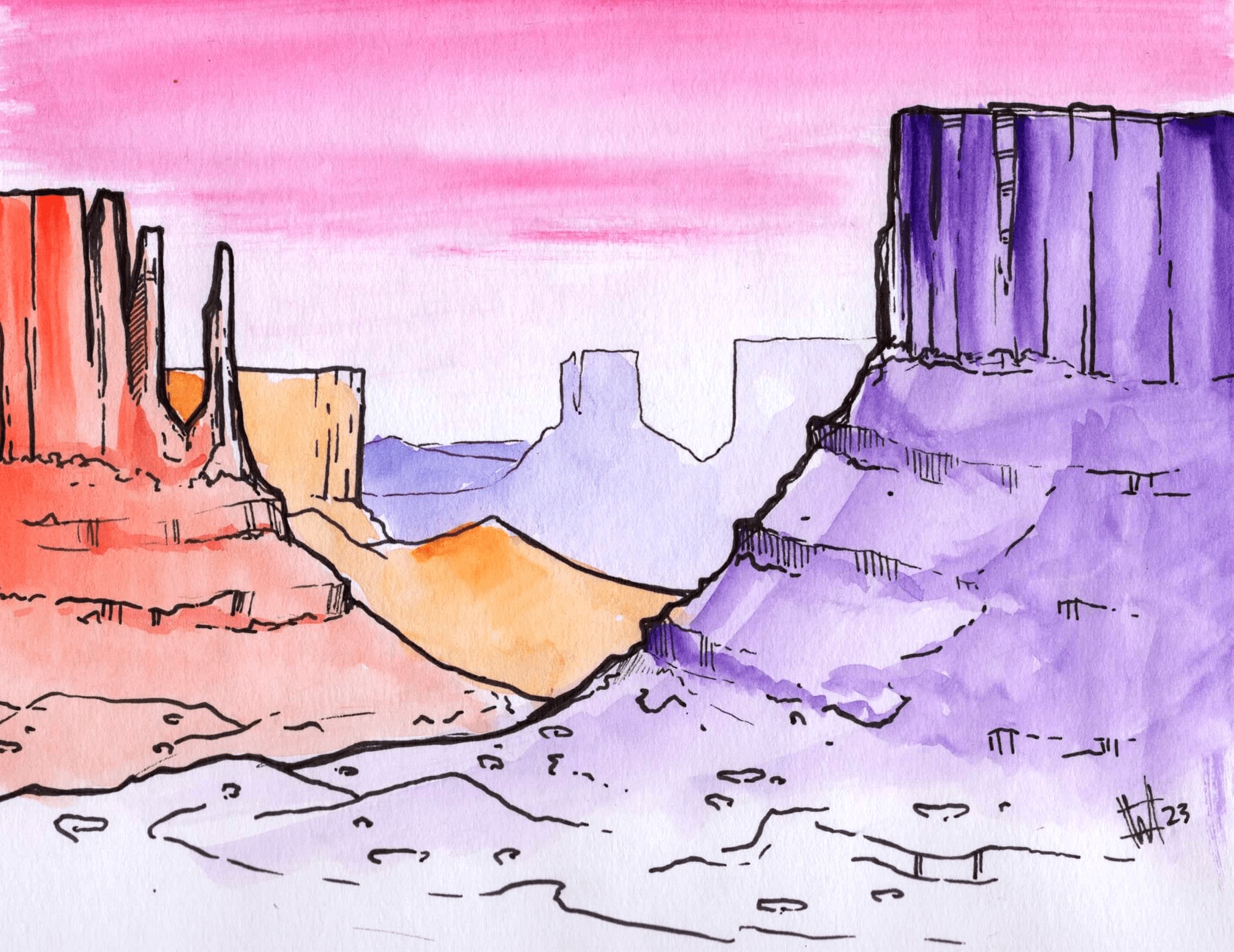 Exploring Watercolor Art Inspired by The Elder Scrolls – Break The Static #15